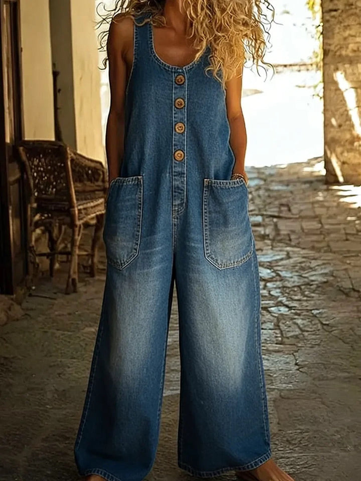 Ruth™ | Overaly z opraného bavlneného denimu