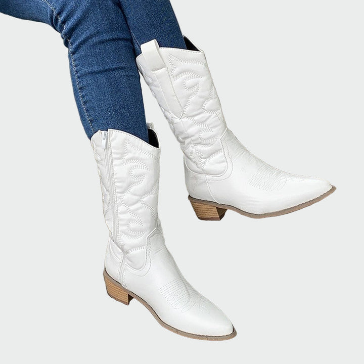Aneta - Metalické cowboyské čižmy