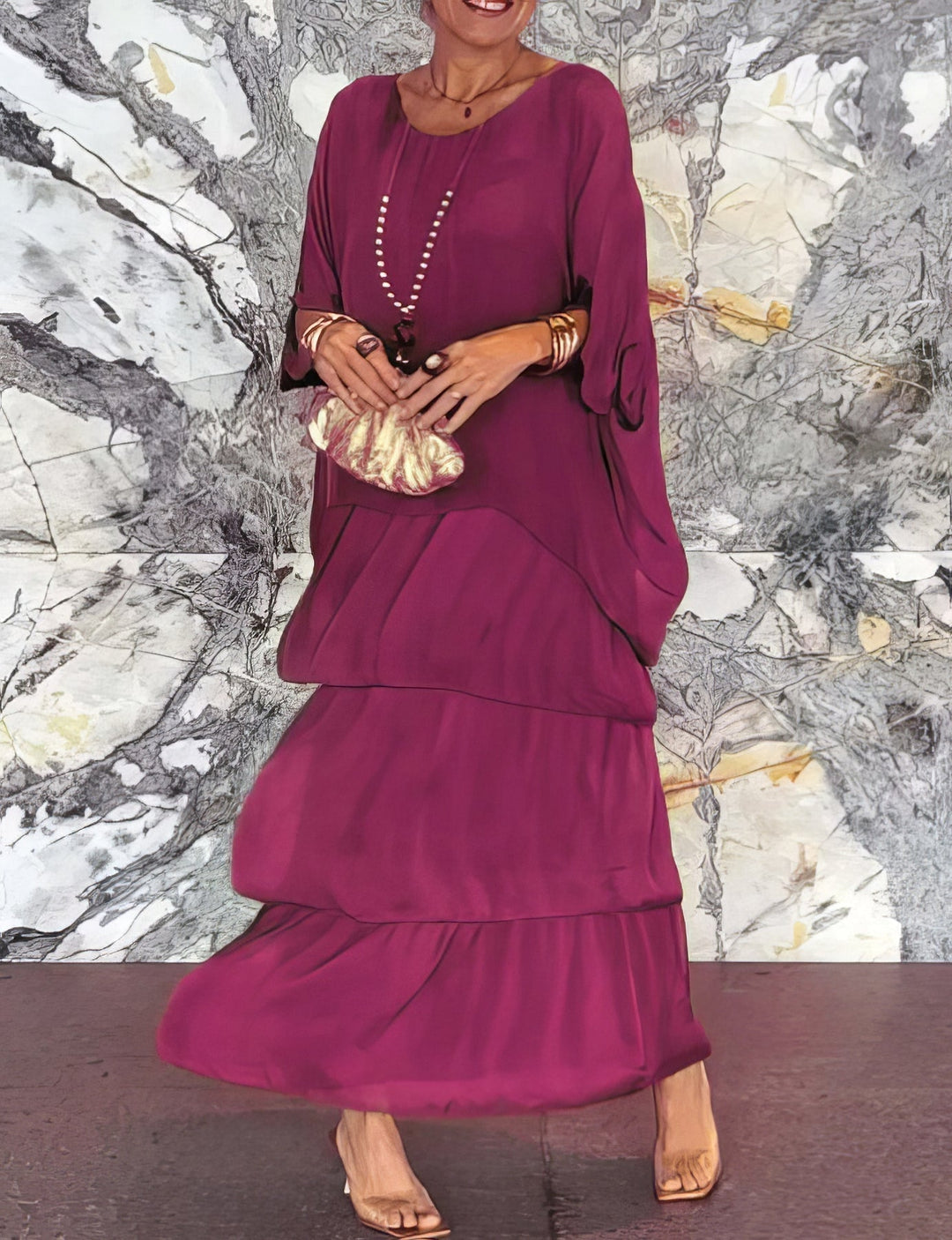 Caroline | Elegantná maxi šaty, pohodlné na všetky príležitosti