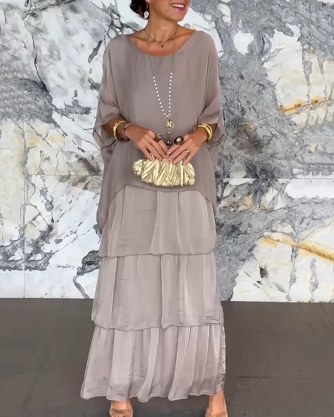 Caroline | Elegantná maxi šaty, pohodlné na všetky príležitosti